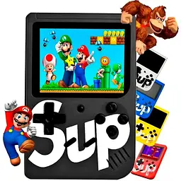 Ретро ігрова приставка SUP Game Box Dendy 400 in 1 AV White [51454] - мініатюра 8