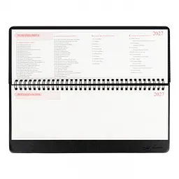 Планінг-щотижневик настільний Leo Planner 2027 Persona 30х14 см 128 сторінок чорний (252742) - мініатюра 5