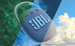 Портативна акустика JBL Clip 4 Eco синя (JBLCLIP4ECOBLU) - мініатюра 4