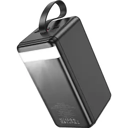 Зовнішній акумулятор Hoco J123D Element 90000mAh 22.5W Black [612104] [117442] - мініатюра 3