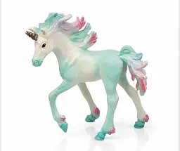 Фігурка Єдиноріг зелений Dino Toys, 9 см міні