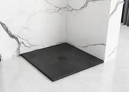 Душовий піддон Rea black Rock 90x90 REA-K4581, Чорний - мініатюра 3
