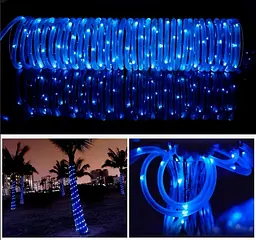 Світлодіодна стрічка LED 100м 220V Дюралайт Синя - мініатюра 3