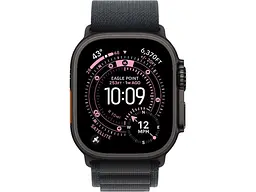 Смарт-годинник Apple Watch Ultra 3 GPS + Cellular 49mm Black Tit. Case w. Black Alpine Loop - Medium (MF0V4) - мініатюра 2