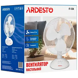 Вентилятор Ardesto FT-23A настільний - мініатюра 5