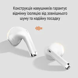 Навушники ColorWay Slim TWS-2 Earbuds White (CW-TWS2WT) - мініатюра 9