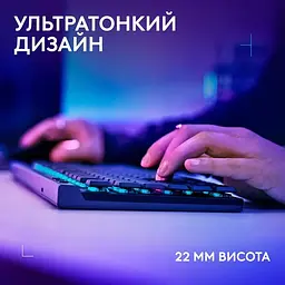 Клавіатура бездротова Logitech G515 LIGHTSPEED TKL (920-012565) чорна - мініатюра 4