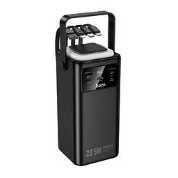 Універсальна мобільна батарея Hoco EJ65A High 22.5W+PD20W+four-cables power bank 50 000mAh Чорна
