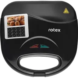 Вафельниця-горішниця Rotex RSM130-B - мініатюра 2