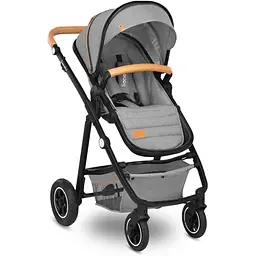 Коляска універсальна 3в1 Lionelo Amber Grey Stone, сіра (LO-AMBER GREY STONE (3in1)) - мініатюра 5