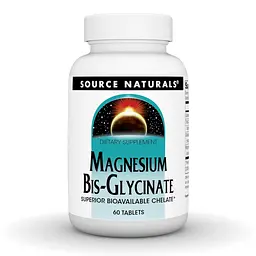 Магній Бісгліцинат з Кальцієм Magnesium Bis-Glycinate - 60 таб