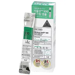 Концентрована сироватка зі спікулами VT Cosmetics Reedle Shot 300 Facial Boosting First Ampoule 2 мл (VTC095) - мініатюра 2