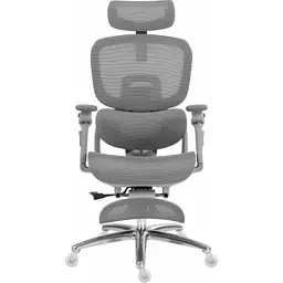 Офісне крісло GT Racer B-816 White/Gray - миниатюра 2