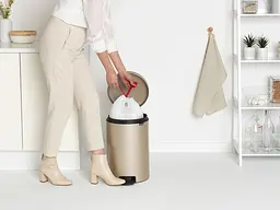 Бак для сміття Brabantia Pedal Bin, шампань, 20 л (304460) - мініатюра 7