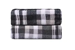 Плед Ardesto Flannel 200х220 см сіра клітинка (ART0102PB) - мініатюра 2