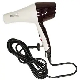 Фен для волосся Salon Professional 8345 2300 Вт з іонізацією Білий/Бордовий - мініатюра 2