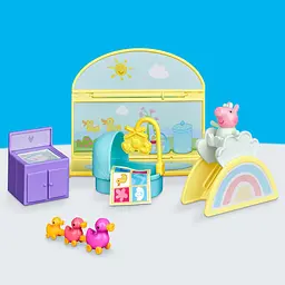 Ігровий набір PEPPA FIGURINES серії "Кімнати" – КІМНАТА КРИХІТКИ ЕВІ Peppa Pig G2835 - мініатюра 3