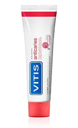 Зубна паста VITIS ANTICARIES (Антикарієс), 100 мл — Потрійний захист емалі (1450 ppm F + Гідроксиапатит) - мініатюра 2