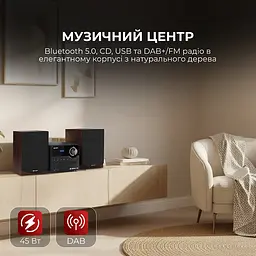 Музичний центр Sharp XL-B517D(BR) Brown - мініатюра 5