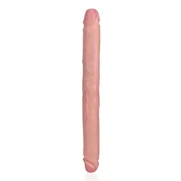 Двосторонній фалоімітатор RealRock Double Dong 14", 35.6 см (тілесний)