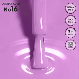 Гель-лак для нігтів 16 Lavender Bloom Shelly 12 мл