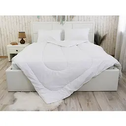 Одеяло Руно - Вафелька всесезонная белая двуспальная 172x205 см 300 гр/м2 (28715) - миниатюра 4