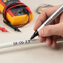 Набір маркерів Axent Permanent 2544-A 0.5 мм чорний 12 шт. (2544-01-A) - мініатюра 4