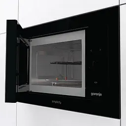 Мікрохвільова піч Gorenje вбудовувана Simplicity 23л 900Вт гриль дисплей чорний - мініатюра 2