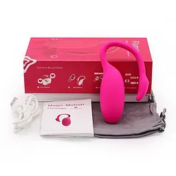 Віброяйце з керуванням зі смартфона Magic Motion Flamingo 7.2 см рожевий - мініатюра 10