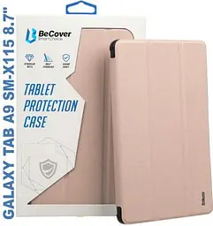 Чохол до планшета BeCover Soft Edge stylus holder Samsung Tab A9 SM-X115 8.7" Pink (710359)