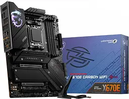 Материнська плата MSI MPG X670E CARBON WIFI (MPG X670E CARBON WIFI) (Socket AM5, AMD X670, ATX) Б/в - мініатюра 4
