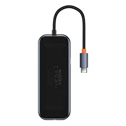 USB-хаб Baseus AcmeJoy 8-Port Type-C HUB Adapter (Type-C to HDXiaomi*1+USB3.0*2+USB2.0*1+Type-C PD&Data*1+RJ45*1+SD/TF*1) WKJZ010613 - мініатюра 2