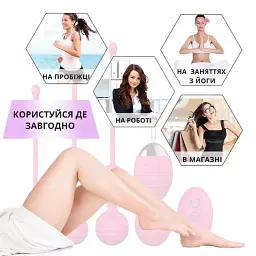 Набір вагінальних кульок I’MCUM Kegel Queen 4in1 Рожевий (IM-KGE205) - мініатюра 8
