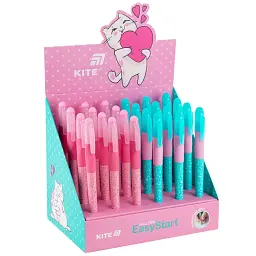 Ручка кулькова Kite EasyStart Kitty синя 24 шт. (K25-099-2) - мініатюра 2