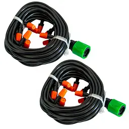 Система туманоутворення туман для альтанок 2 штуки Patio Mistcooling Kit 10M BD-182 - мініатюра 3