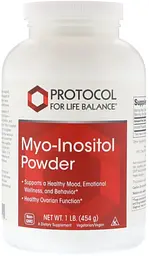 Міо-інозитол (вітамін В8) Protocol for Life Balance Myo-Inositol Powder 454 г