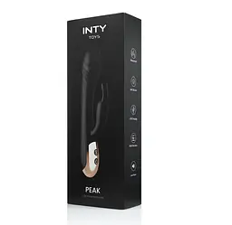 Вібратор чорний з кліторальним кроликом INTY Toys – Peak INTY Toys INTY-01-002 102012 - мініатюра 4