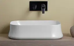 Умивальник Simas Sharp 60 см white matt Білий матовий SH08WM - мініатюра 2