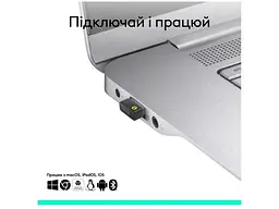 Bluetooth-адаптер Logitech Logi Bolt USB-C Receiver (956-000157) - мініатюра 3