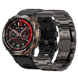 Розумні тактичні смарт-годинник Kospet Tank T3 Ultra 2 модуль GPS Special Edition Два ремінця Black (18651)