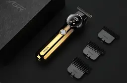 Акумуляторна машинка для стрижки VGR V-989 від USB з 3 насадками - мініатюра 3