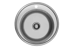 Кухонна мийка Kroner KRP Satin - 510 (0,8 мм) (CV022770)