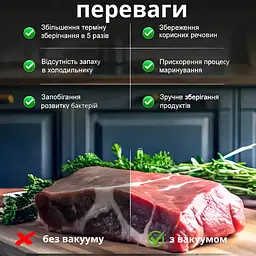 Вакууматор для сухих і вологих продуктів з УФ-стерилізацією - мініатюра 12