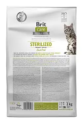 Сухий корм для стерилізованих котів Brit Care Sterilized зі свининою 2 кг - мініатюра 2