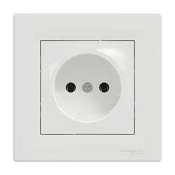 Розетка Schneider Electric ASFORA без заземлення біла (EPH3000121)