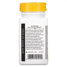Вітаміни та мінерали Nature's Way Pantothenic Acid, 100 капсул - мініатюра 3