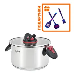 Каструля Prime Chef Krauff 4.7л + ПОДАРУНОК: Лопатка, ополоник, пензлик - мініатюра 6
