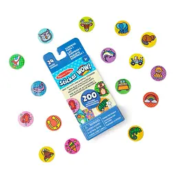 Набір з мініблокнота та запасних наліпок для штампа Melissa & Doug Sticker WOW Сюрприз (SM93208/6075137) - мініатюра 2