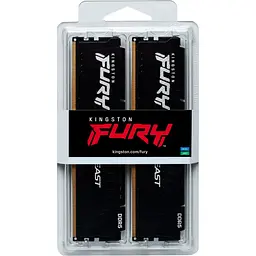 Модуль пам'яті DDR5 Kingston FURY Beast 2x8GB 5200MHz Black (KF552C40BBK2-16) [151705] - мініатюра 6