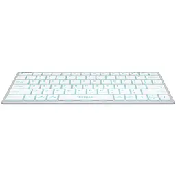 Клавіатура дротова A4Tech Fstyler FX61 USB White Icy Blue backlit - мініатюра 4